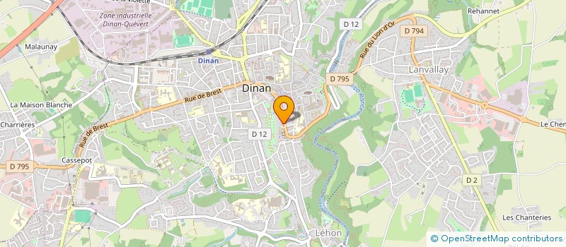 localisation de l'entreprise MONSIEUR MARIUS LEROUX  DINAN