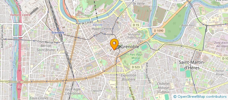 localisation de l'entreprise MONSIEUR MARIUS MAHAIE à GRENOBLE