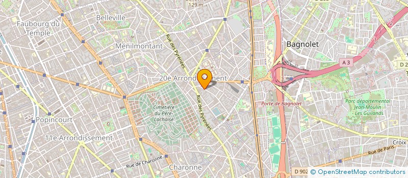 localisation de l'entreprise MONSIEUR MARIUS MARCULESCU  PARIS