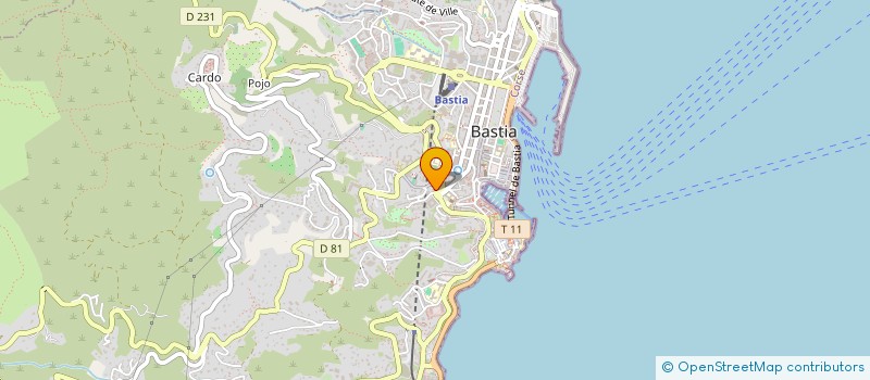 localisation de l'entreprise MONSIEUR MARIUS MARIOTTI à BASTIA