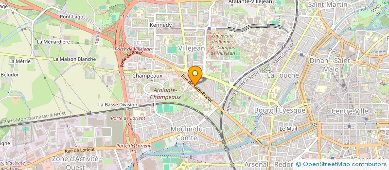 localisation de l'entreprise MONSIEUR MARIUS MARIUS AHOLOU  CHANTEPIE