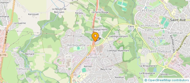 localisation de l'entreprise MONSIEUR MARIUS-MIRCEA MATEI  SAINT-AVE