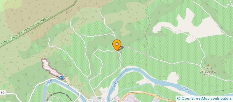 localisation de l'entreprise MONSIEUR MARIUS MORAEL  CASES-DE-PENE