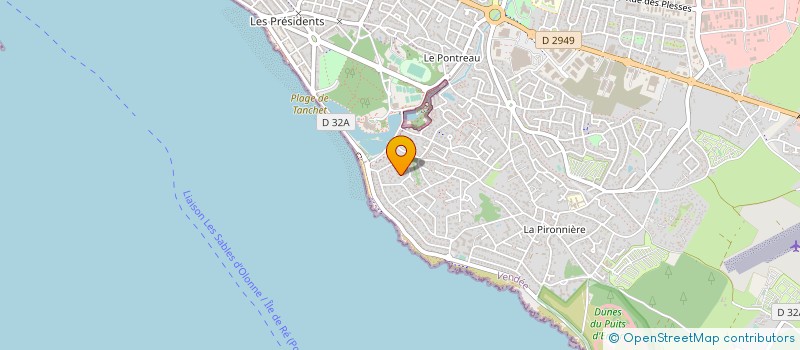 localisation de l'entreprise MONSIEUR MARIUS NAPOLI  LES SABLES D'OLONNE