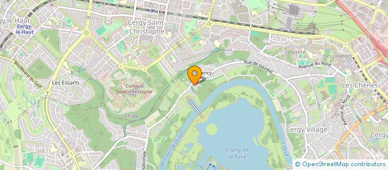 localisation de l'entreprise MONSIEUR MARIUS NDANGI KUNDA  CERGY