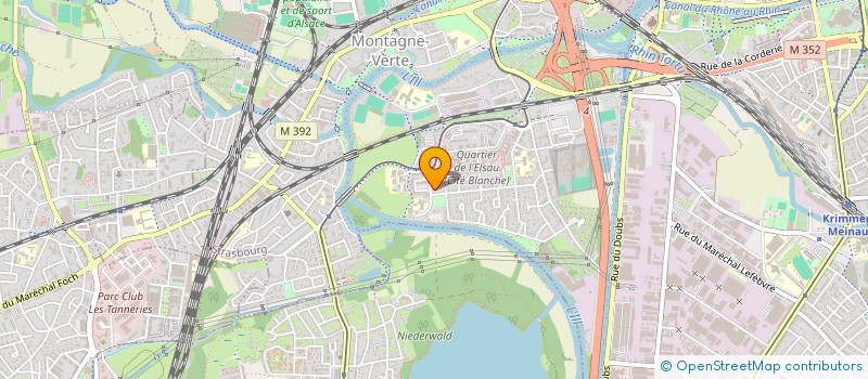localisation de l'entreprise MONSIEUR MARIUS-NELUTU DINCA à STRASBOURG