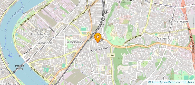 localisation de l'entreprise MONSIEUR MARIUS OBAME  CENON