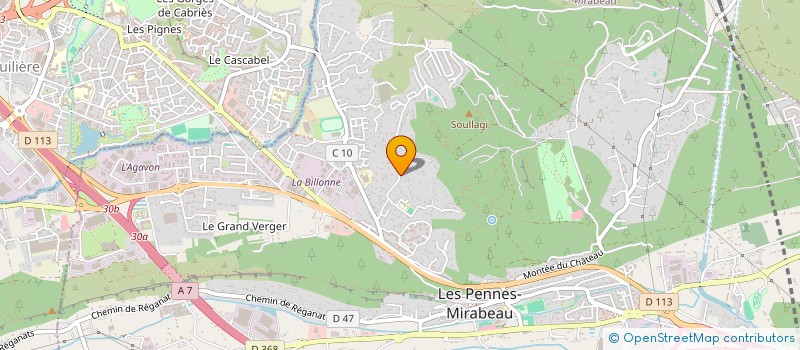 localisation de l'entreprise MONSIEUR MARIUS OLLES à LES PENNES-MIRABEAU