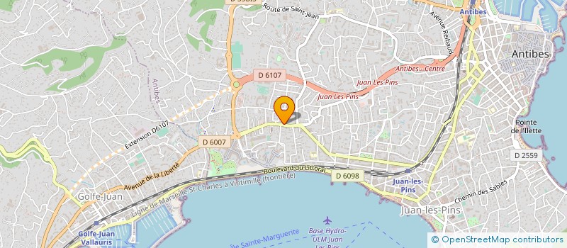 localisation de l'entreprise MONSIEUR MARIUS OLLIER à ANTIBES