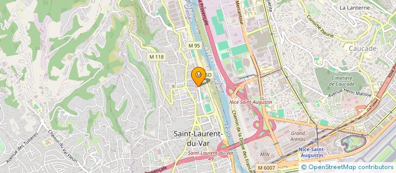 localisation de l'entreprise MONSIEUR MARIUS-OVIDIU AGRIGOROAIE à SAINT-LAURENT-DU-VAR