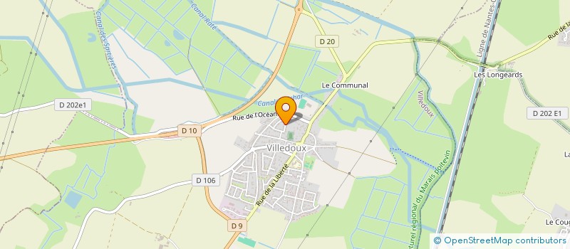 localisation de l'entreprise MONSIEUR MARIUS PAGEAUD  VILLEDOUX