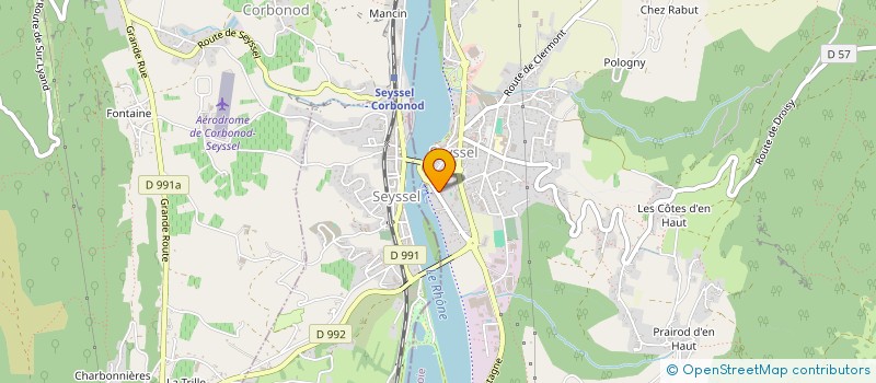 localisation de l'entreprise MONSIEUR MARIUS PAPADOPOULOS  SEYSSEL