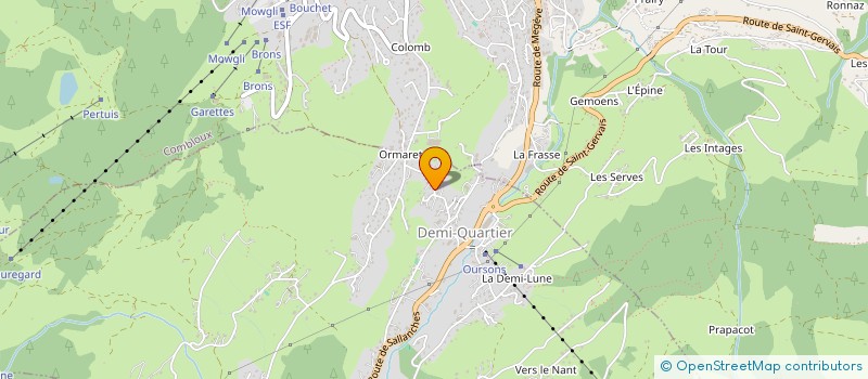 localisation de l'entreprise MONSIEUR MARIUS PASTERIS  DEMI-QUARTIER