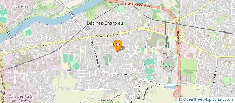 localisation de l'entreprise MONSIEUR MARIUS PAVEL  DECINES-CHARPIEU