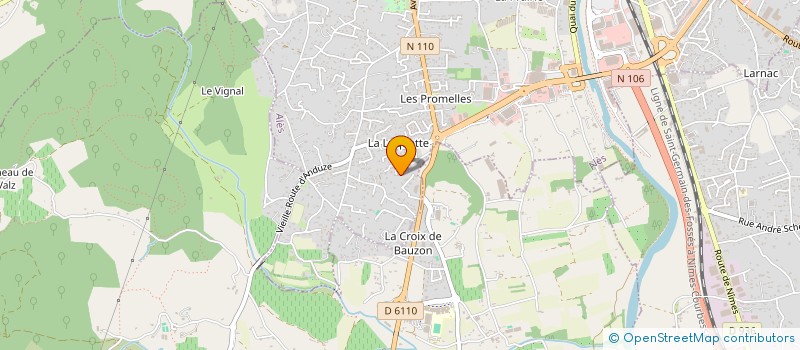 localisation de l'entreprise MONSIEUR MARIUS PETIT  ALES