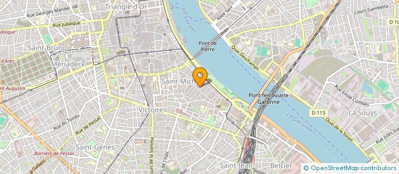 localisation de l'entreprise MONSIEUR MARIUS PIET  BORDEAUX