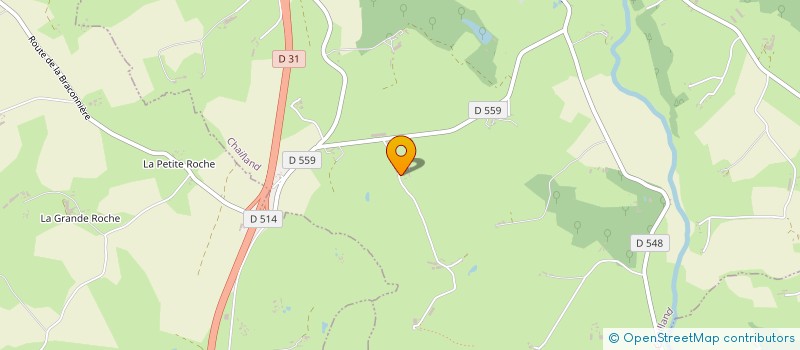 localisation de l'entreprise MONSIEUR MARIUS PITOIS  CHAILLAND