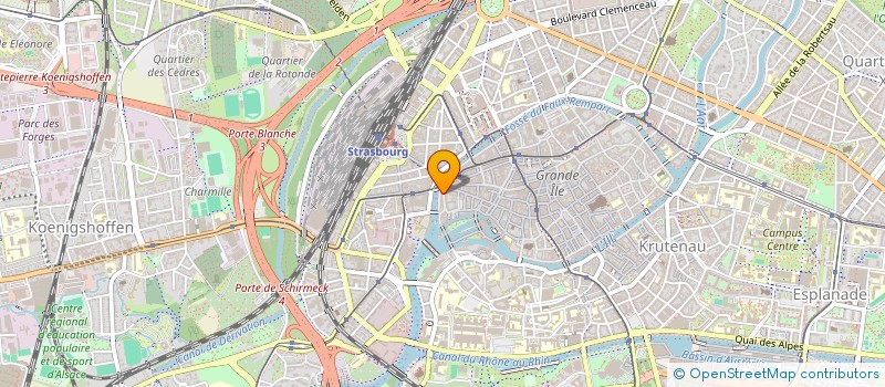 localisation de l'entreprise MONSIEUR MARIUS PONS DE VINCENT à STRASBOURG