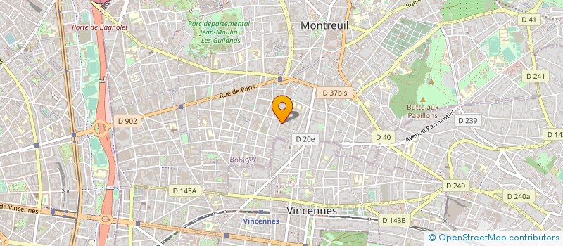 localisation de l'entreprise MONSIEUR MARIUS POPESCU à MONTREUIL