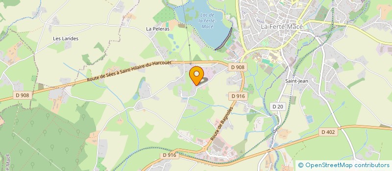 localisation de l'entreprise MONSIEUR MARIUS PRUD HOMME à LA FERTE MACE