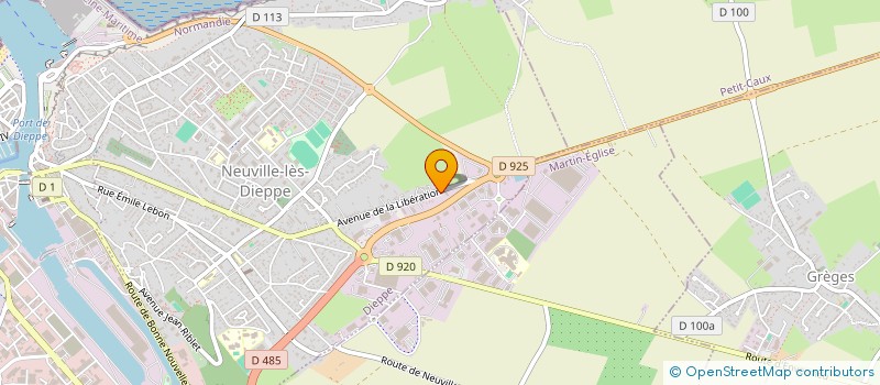 localisation de l'entreprise MONSIEUR MARIUS QUILAN  DIEPPE