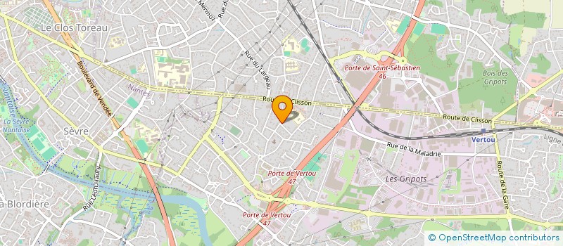 localisation de l'entreprise MONSIEUR MARIUS RADU  VERTOU