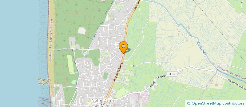 localisation de l'entreprise MONSIEUR MARIUS RENAUD  NOTRE-DAME-DE-MONTS