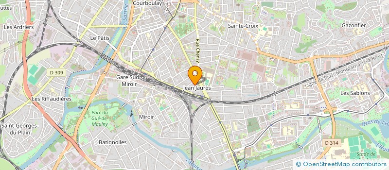 localisation de l'entreprise MONSIEUR MARIUS RENAULT  LE MANS