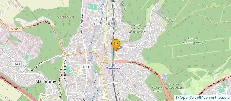 localisation de l'entreprise MONSIEUR MARIUS ROSAY  NOTRE-DAME-DE-BONDEVILLE