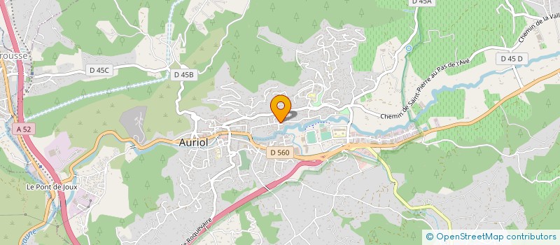 localisation de l'entreprise MONSIEUR MARIUS ROUBAUD à AURIOL