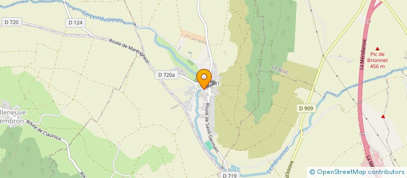 localisation de l'entreprise MONSIEUR MARIUS SAIGNIE  GIGNAT