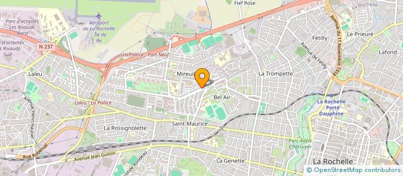 localisation de l'entreprise MONSIEUR MARIUS SAIN  LA ROCHELLE