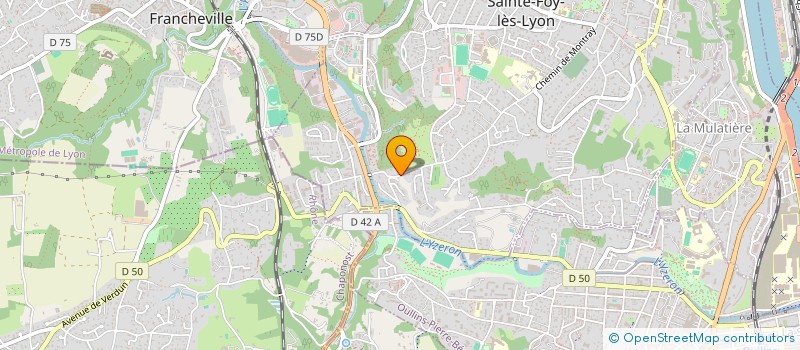 localisation de l'entreprise MONSIEUR MARIUS SAUBIN à SAINTE-FOY-LES-LYON