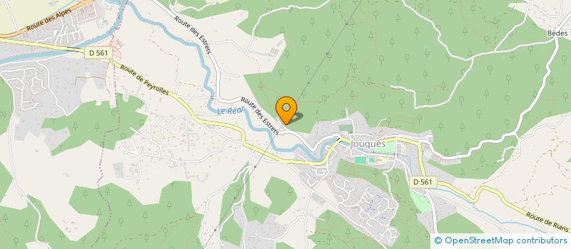 localisation de l'entreprise MONSIEUR MARIUS SAVARINO  JOUQUES