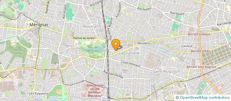 localisation de l'entreprise MONSIEUR MARIUS SILVERIO  MERIGNAC