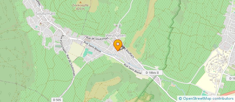 localisation de l'entreprise MONSIEUR MARIUS SOMMEREISEN  WESTHALTEN