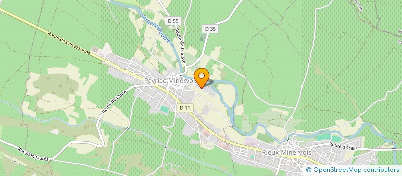 localisation de l'entreprise MONSIEUR MARIUS SOULOUMIAC  PEYRIAC-MINERVOIS