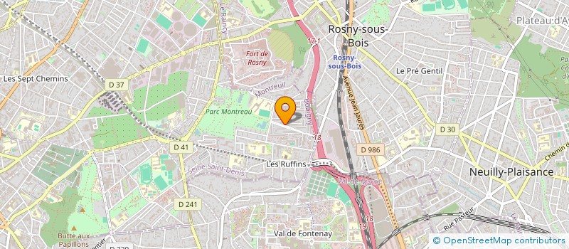 localisation de l'entreprise MONSIEUR MARIUS STEFAN  MONTREUIL