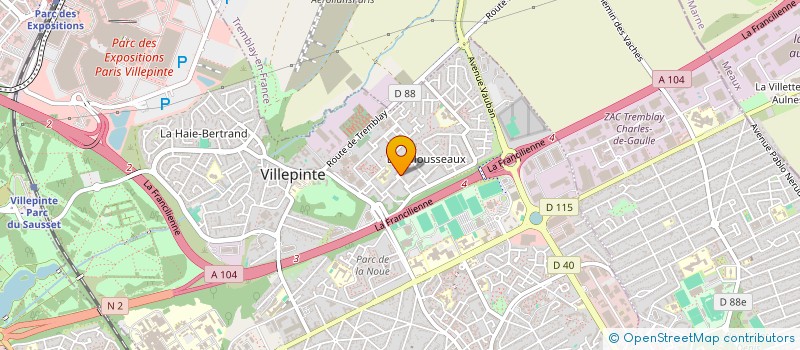 localisation de l'entreprise MONSIEUR MARIUS STREIAN à VILLEPINTE