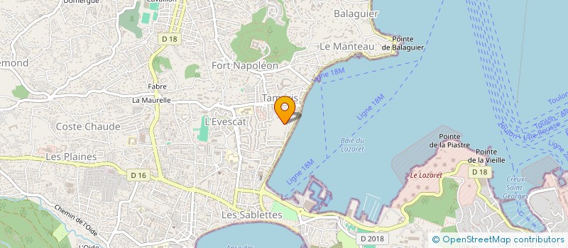 localisation de l'entreprise MONSIEUR MARIUS TASSY  LA SEYNE-SUR-MER