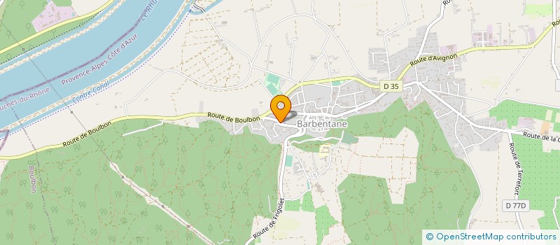 localisation de l'entreprise MONSIEUR MARIUS TEYSSEDOU  BARBENTANE