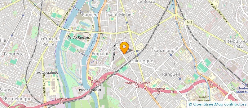 localisation de l'entreprise MONSIEUR MARIUS THEAU à TOULOUSE