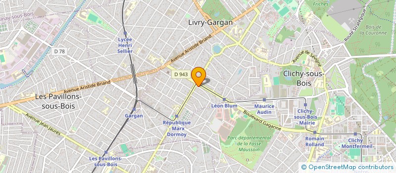 localisation de l'entreprise MONSIEUR MARIUS TOTH  LIVRY-GARGAN