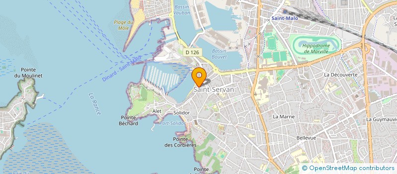 localisation de l'entreprise MONSIEUR MARIUS VAILLANT  SAINT-MALO
