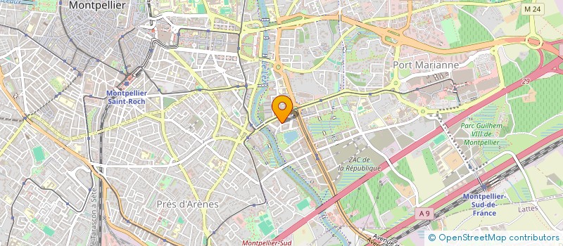 localisation de l'entreprise MONSIEUR MARIUS VAN NIEUWENHUYSE  MONTPELLIER