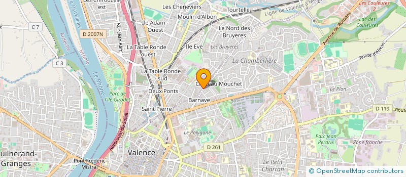 localisation de l'entreprise MONSIEUR MARIUS VARGA  BOURG-LES-VALENCE