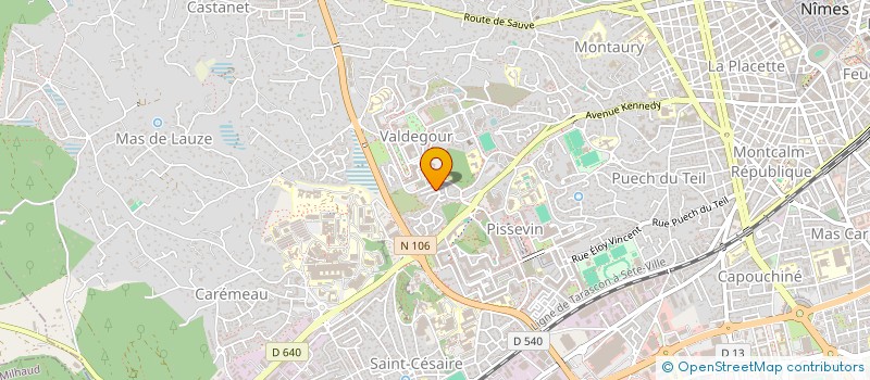 localisation de l'entreprise MONSIEUR MARIUS-VASILE MIHU  NIMES