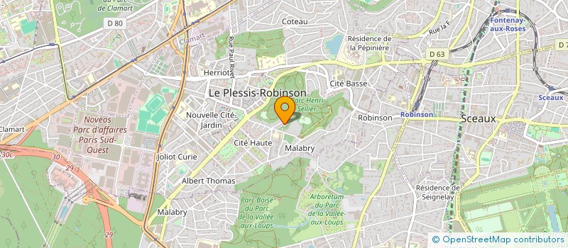 localisation de l'entreprise MONSIEUR MARIUS VERGONJEANNE à LE PLESSIS-ROBINSON