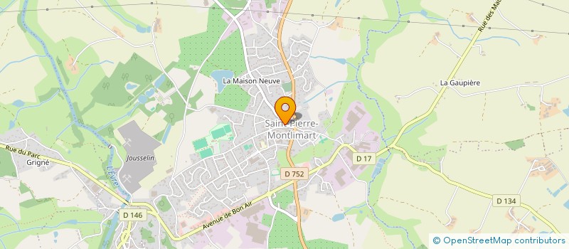 localisation de l'entreprise MONSIEUR MARIUS VERRIER--HERSAN  MAUGES-SUR-LOIRE