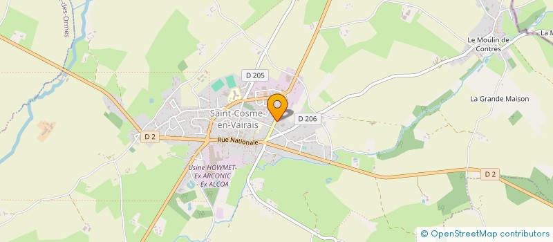 localisation de l'entreprise MONSIEUR MARIUS-VIOREL ANGELESCU  SAINT-COSME-EN-VAIRAIS